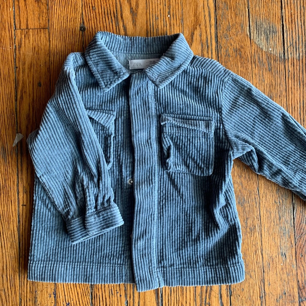 ZARA toddler corduroy button down